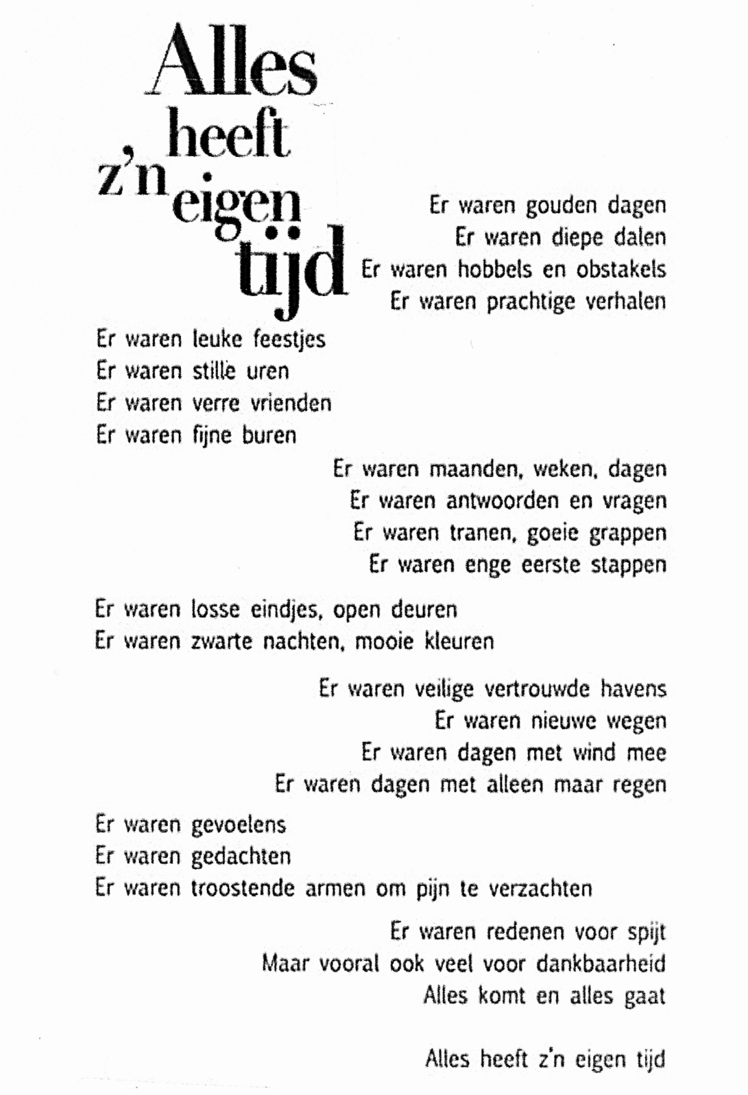 allesheeftzneigentijd